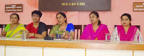 ಸಚಿವ ಜಾರ್ಜ್ ರಾಜಿನಾಮೆಗೆ ಜಿಲ್ಲಾ ಬಿಜೆಪಿ ಮಹಿಳಾ ಮೋರ್ಚಾ ಒತ್ತಾಯ